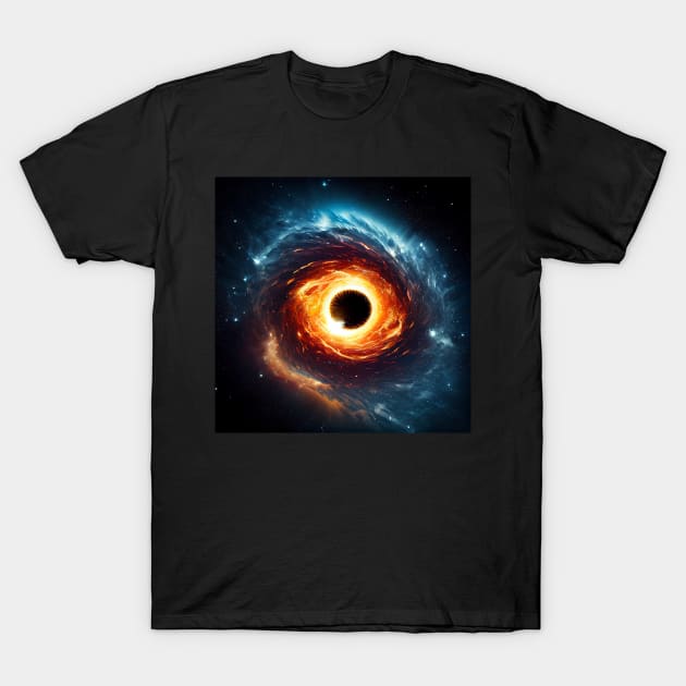 Flaming Maw of Space T-Shirt by LukeAiWalker